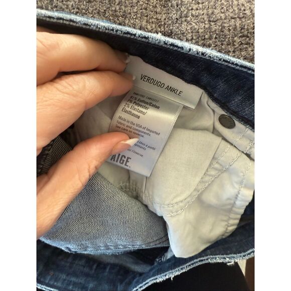 Paige Verdugo Ankle Jeans Size 27 - Picture 6 of 7